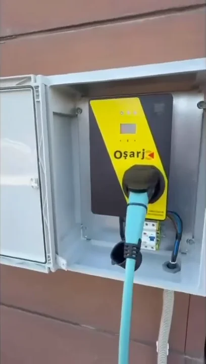 İrtem Tarım Hayrabolu tesisinde OŞARJ 22 kW AC şarj istasyonu