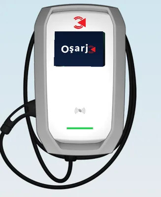 OŞARJ ev tipi şarj istasyonu 5 inç ekranlı model