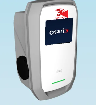 OŞARJ 22 kW AC şarj cihazı 5 inç ekranlı