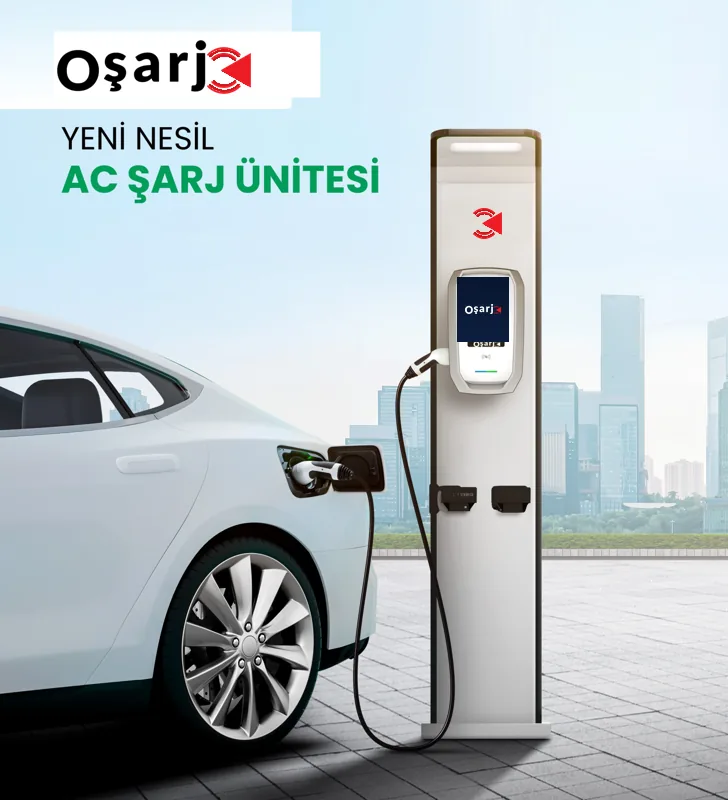 OŞARJ ev tipi AC şarj istasyonu ile evde araç şarjı